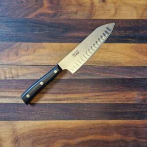 MaglioNero - Coltello Santoku Lama 17,00cm Manico in POM - Made in Italy