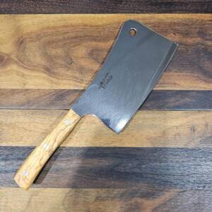 MaglioNero - Coltello Mannaia Colpo 17,00cm Manico in Olivo - Made in Italy