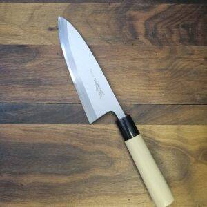 Yamawaki - Coltello Deba (MANCINO) lama 180mm in acciaio ni-mai White Paper Steel