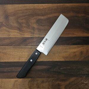TETSUHIRO-KIRYU-Coltello Nakiri 160mm -VG10- DAMASCO - Made in Japan
