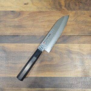 KURO - Coltello Santoku Lama 17,00 cm Acciaio Damasco - Kasumi