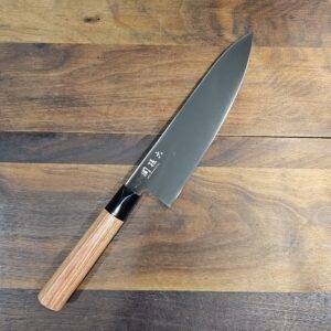 Seki Magoroku Red Wood - Coltello Gyuto lama 20,00 cm. Made in Japan