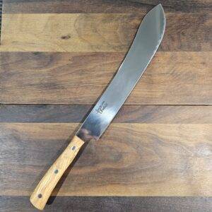 MaglioNero - Coltello Scimitarra Eu 28,00cm Manico in Olivo - Made in Italy
