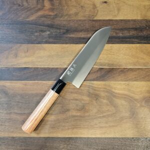 Seki Magoroku Red Wood - Coltello Santoku lama 17,00 cm. Made in Japan