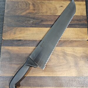 MaglioNero - Coltello Affettare Lama 36,00cm SEGHETTATO - Made in Italy