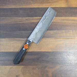 SHIGEKI TANAKA-Coltello Nakiri 165mm -VG10 Steel- Damasco - Made in Japan