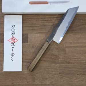 Fukui Co. - HADO SUMI - Coltello BUNKA 180mm - SHIROGAMI- Rovere