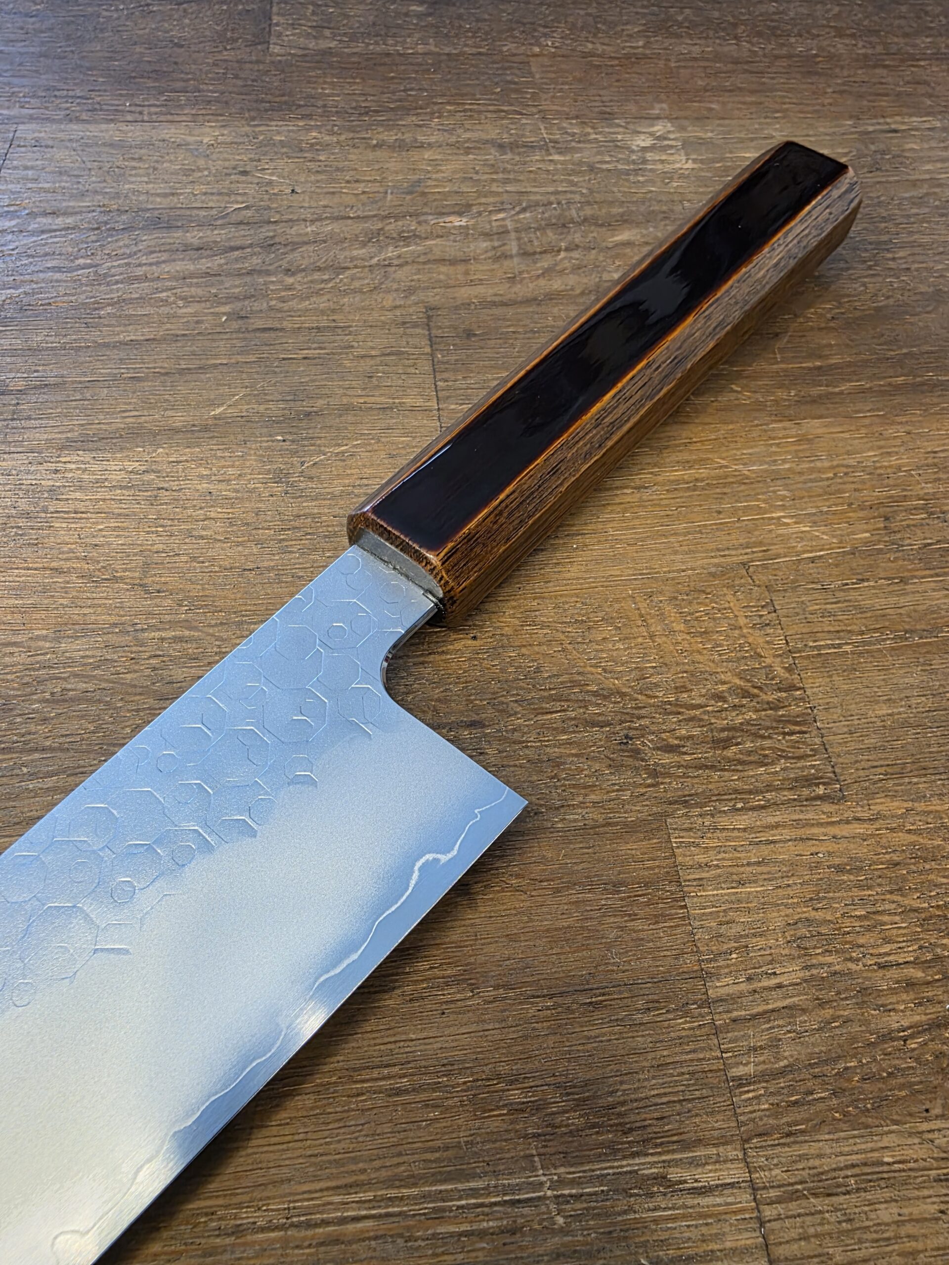 Fukui Co. - HADO - Coltello KIRITSUKE 210mm SG2 Steel - Urushi Rovere - immagine 2